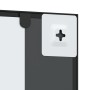 Espejo de pared rectangular de hierro negro 50x100 cm de vidaXL, Espejos - Ref: Foro24-358630, Precio: 78,05 €, Descuento: %
