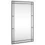 Espejo de pared rectangular de hierro negro 60x100 cm de vidaXL, Espejos - Ref: Foro24-358631, Precio: 81,15 €, Descuento: %