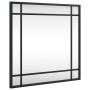 Espejo de pared cuadrado de hierro negro 40x40 cm de vidaXL, Espejos - Ref: Foro24-358633, Precio: 43,10 €, Descuento: %