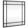 Espejo de pared cuadrado de hierro negro 40x40 cm de vidaXL, Espejos - Ref: Foro24-358633, Precio: 40,79 €, Descuento: %