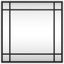 Espejo de pared cuadrado de hierro negro 40x40 cm de vidaXL, Espejos - Ref: Foro24-358633, Precio: 43,10 €, Descuento: %