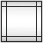 Espejo de pared cuadrado de hierro negro 40x40 cm de vidaXL, Espejos - Ref: Foro24-358633, Precio: 40,79 €, Descuento: %