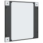 Espejo de pared cuadrado de hierro negro 60x60 cm de vidaXL, Espejos - Ref: Foro24-358635, Precio: 70,40 €, Descuento: %