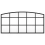 Espejo de pared arco de hierro negro 60x30 cm de vidaXL, Espejos - Ref: Foro24-358636, Precio: 49,31 €, Descuento: %