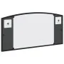 Espejo de pared arco de hierro negro 60x30 cm de vidaXL, Espejos - Ref: Foro24-358636, Precio: 49,31 €, Descuento: %
