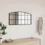 Espejo de pared arco de hierro negro 80x40 cm de vidaXL, Espejos - Ref: Foro24-358637, Precio: 62,62 €, Descuento: %