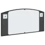 Espejo de pared arco de hierro negro 80x40 cm de vidaXL, Espejos - Ref: Foro24-358637, Precio: 62,62 €, Descuento: %