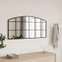 Espejo de pared arco de hierro negro 100x50 cm de vidaXL, Espejos - Ref: Foro24-358638, Precio: 82,59 €, Descuento: %