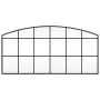 Espejo de pared arco de hierro negro 100x50 cm de vidaXL, Espejos - Ref: Foro24-358638, Precio: 82,59 €, Descuento: %