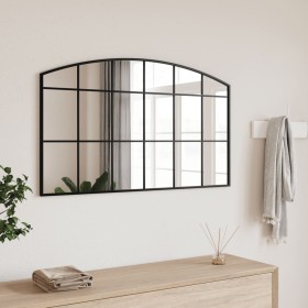 Espejo de pared arco de hierro negro 100x60 cm de vidaXL, Espejos - Ref: Foro24-358639, Precio: 92,25 €, Descuento: %