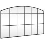Espejo de pared arco de hierro negro 100x60 cm de vidaXL, Espejos - Ref: Foro24-358639, Precio: 92,25 €, Descuento: %