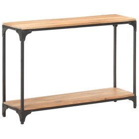 Mesa consola de madera maciza de acacia 110x30x75 cm en Mesas auxiliares | Comprar online en Foru.es