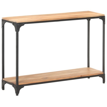 Mesa consola de madera maciza de acacia 110x30x75 cm en Mesas auxiliares | Comprar online en Foru.es