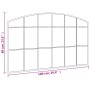 Espejo de pared arco de hierro negro 100x60 cm de vidaXL, Espejos - Ref: Foro24-358639, Precio: 92,25 €, Descuento: %