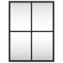 Espejo de pared rectangular de hierro negro 30x40 cm de vidaXL, Espejos - Ref: Foro24-358640, Precio: 45,81 €, Descuento: %