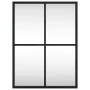 Espejo de pared rectangular de hierro negro 30x40 cm de vidaXL, Espejos - Ref: Foro24-358640, Precio: 44,75 €, Descuento: %