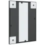 Espejo de pared rectangular de hierro negro 30x40 cm de vidaXL, Espejos - Ref: Foro24-358640, Precio: 44,75 €, Descuento: %