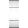 Espejo de pared rectangular de hierro negro 30x80 cm de vidaXL, Espejos - Ref: Foro24-358642, Precio: 50,24 €, Descuento: %