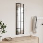 Espejo de pared rectangular de hierro negro 30x100 cm de vidaXL, Espejos - Ref: Foro24-358643, Precio: 60,33 €, Descuento: %