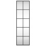 Espejo de pared rectangular de hierro negro 30x100 cm de vidaXL, Espejos - Ref: Foro24-358643, Precio: 60,33 €, Descuento: %