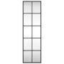 Espejo de pared rectangular de hierro negro 30x100 cm de vidaXL, Espejos - Ref: Foro24-358643, Precio: 61,50 €, Descuento: %