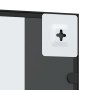 Espejo de pared rectangular de hierro negro 30x100 cm de vidaXL, Espejos - Ref: Foro24-358643, Precio: 60,33 €, Descuento: %