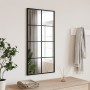 Espejo de pared rectangular de hierro negro 40x80 cm de vidaXL, Espejos - Ref: Foro24-358644, Precio: 58,93 €, Descuento: %