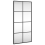 Espejo de pared rectangular de hierro negro 40x80 cm de vidaXL, Espejos - Ref: Foro24-358644, Precio: 58,93 €, Descuento: %