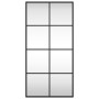 Espejo de pared rectangular de hierro negro 40x80 cm de vidaXL, Espejos - Ref: Foro24-358644, Precio: 58,93 €, Descuento: %