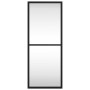 Espejo de pared rectangular de hierro negro 20x50 cm de vidaXL, Espejos - Ref: Foro24-358645, Precio: 33,15 €, Descuento: %