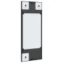 Espejo de pared rectangular de hierro negro 20x50 cm de vidaXL, Espejos - Ref: Foro24-358645, Precio: 32,28 €, Descuento: %