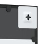 Espejo de pared rectangular de hierro negro 20x50 cm de vidaXL, Espejos - Ref: Foro24-358645, Precio: 33,15 €, Descuento: %