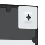 Espejo de pared rectangular de hierro negro 20x50 cm de vidaXL, Espejos - Ref: Foro24-358645, Precio: 32,28 €, Descuento: %