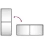 Espejo de pared rectangular de hierro negro 20x50 cm de vidaXL, Espejos - Ref: Foro24-358645, Precio: 32,28 €, Descuento: %