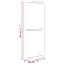 Espejo de pared rectangular de hierro negro 20x50 cm de vidaXL, Espejos - Ref: Foro24-358645, Precio: 33,15 €, Descuento: %