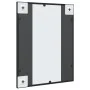 Espejo de pared rectangular de hierro negro 40x50 cm de vidaXL, Espejos - Ref: Foro24-358646, Precio: 53,82 €, Descuento: %