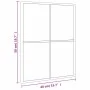 Espejo de pared rectangular de hierro negro 40x50 cm de vidaXL, Espejos - Ref: Foro24-358646, Precio: 53,82 €, Descuento: %