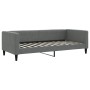 Sofá cama nido con cajones tela gris oscuro 90x200 cm de vidaXL, Camas y somieres - Ref: Foro24-3196633, Precio: 463,62 €, De...