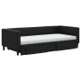 Sofá cama nido con cajones tela negro 90x200 cm de vidaXL, Camas y somieres - Ref: Foro24-3196634, Precio: 439,79 €, Descuent...