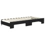 Sofá cama nido con cajones tela negro 90x200 cm de vidaXL, Camas y somieres - Ref: Foro24-3196634, Precio: 439,79 €, Descuent...