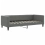 Sofá cama nido con cajones tela gris oscuro 100x200 cm de vidaXL, Camas y somieres - Ref: Foro24-3196638, Precio: 427,31 €, D...