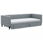 Sofá cama nido con cajones tela gris claro 90x190 cm de vidaXL, Camas y somieres - Ref: Foro24-3196642, Precio: 474,45 €, Des...