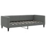 Sofá cama nido con cajones tela gris oscuro 90x190 cm de vidaXL, Camas y somieres - Ref: Foro24-3196643, Precio: 471,90 €, De...