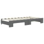 Sofá cama nido con cajones tela gris oscuro 90x190 cm de vidaXL, Camas y somieres - Ref: Foro24-3196643, Precio: 471,90 €, De...