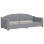 Sofá cama nido con cajones tela gris claro 80x200 cm de vidaXL, Camas y somieres - Ref: Foro24-3197579, Precio: 451,38 €, Des...