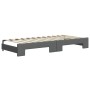 Sofá cama nido con cajones tela gris oscuro 80x200 cm de vidaXL, Camas y somieres - Ref: Foro24-3197580, Precio: 456,51 €, De...