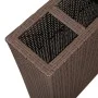 Tall planter with 4 brown synthetic rattan pots by vidaXL, Pots and planters - Ref: Foro24-41085, Price: 110,29 €, Discount: %