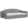 Sofá cama nido con cajones tela gris taupe 90x200 cm de vidaXL, Camas y somieres - Ref: Foro24-3197587, Precio: 484,02 €, Des...
