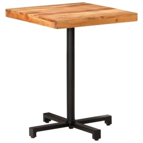 Mesa de bistró cuadrada madera de mango maciza 60x60x75 cm en Mesas de comedor | Comprar online en Foru.es