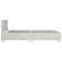 Estructura de cama de ratán natural gris 140x200 cm de vidaXL, Camas y somieres - Ref: Foro24-283091, Precio: 301,44 €, Descu...